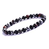 Il combine en un joyau les pierres de protection les plus puissantes. Taille des perles: 6 mm.