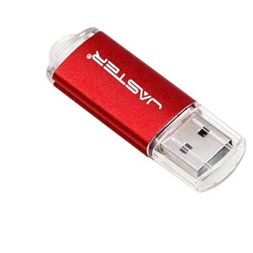 Colorida unidad flash USB de 64 GB, llavero gratis, 32 GB, memoria de regalo de negocios, color negro, rojo, morado (32 GB, rojo)