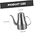 OFFSCH 24oz Stainless Steel Oil Dispenser Bottle Kitchen Container for Vinegar Soy Sauce and Liquid Seasoning Easy to Use for All Cooking Needs