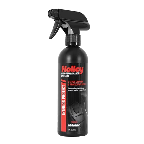 Image of Holley Interior Protect - 2-Stage Cleaner & Protectant Spray - 16 oz. | High-Performance Car Care, Wipe Away dust and Fingerprints in Your Vehicle - UV protectant, Citrus Scent