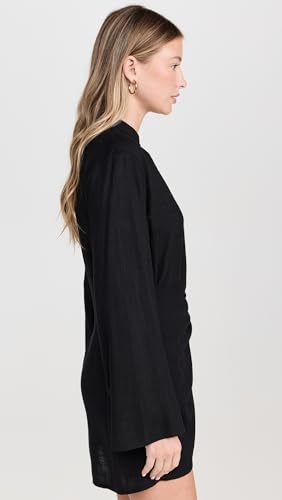 L*Space Las Palmas Dress for Women, Mini-Dress with Tie Front Wrap, Adjustable Tie, Plus Hook & Eye Closure4