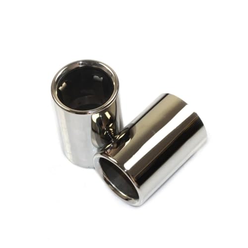 Terminal de escape para BMW GT 535 en acero inoxidable plata 2