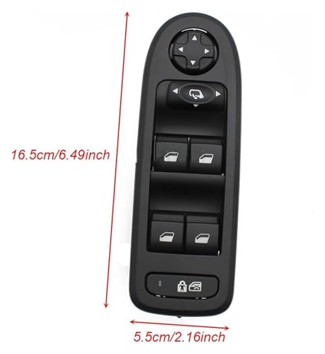 Interrupteur Commande Vitre Haute Sensibilité Bouton Lève-vitre Peugeot 508 Ajustement Parfait - 4