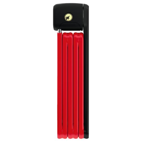 ABUS Faltschloss Bordo Lite 6055K SH mit Halterung - Extra-leichtes Fahrradschloss aus Spezialstahl Sicherheitslevel 7-85 cm - Rot – Ansicht 2
