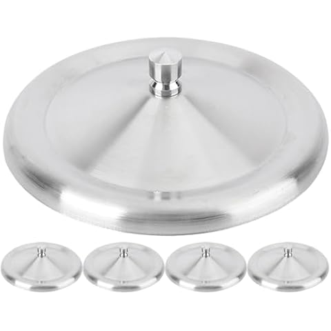 Veemoon 5pcs Stainless Steel Mug Lid Set Cover