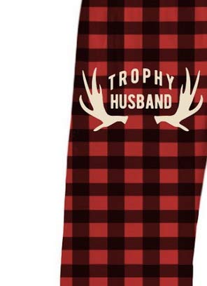 BRIEF INSANITY Trophy Husband Pajama Pants (S-XXL) | Red Plaid Loungewear Pants2