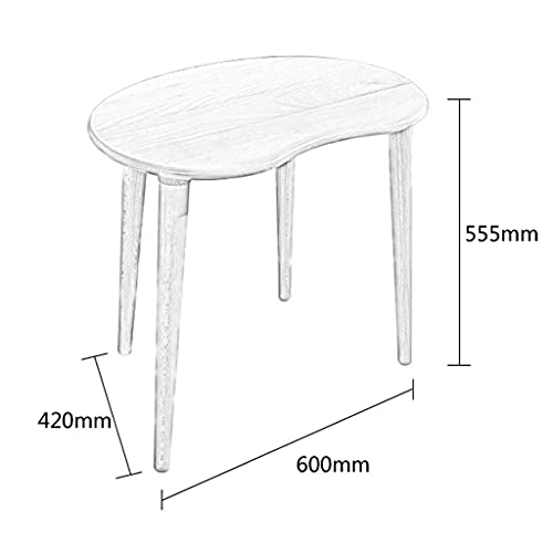 Table en bois massif durable et table de café au design créatif - 3
