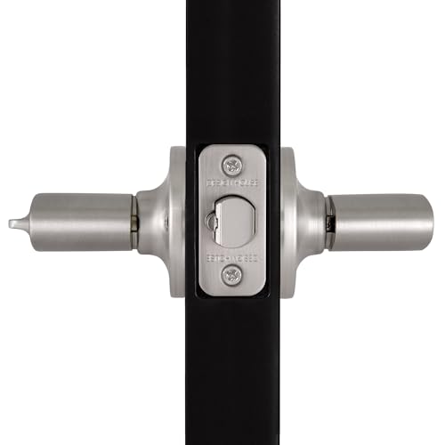 Image of Design House Springdale Keyed Entry Door Lever, Satin Nickel | Surface, Transitional, Brass, Hardware, 700500