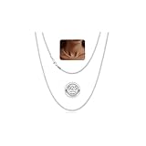 925 Solid Sterling Silver 1.5mm/2mm Curb Chain Necklace for Women Girls, Sturdy&Dainty& Non-Fading Silver Chain for Pendant Jewellery Gifts 14/16/18/20/22/24 Inch (1.5mm-silver, 18inch(45cm))