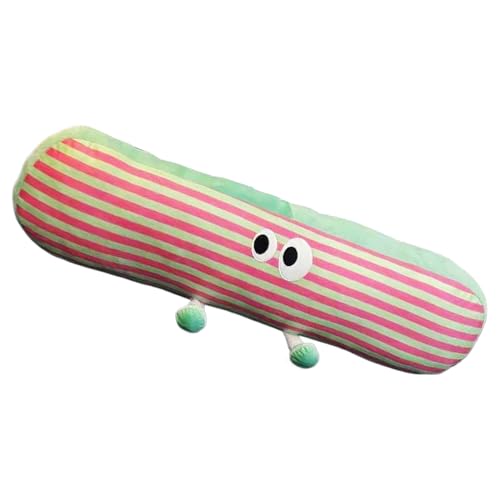 Almohada De Abrazo De Cuerpo Completo: Acogedora Almohada Larga Y Larga, Cojín De Sueño Suave | Almohada De Abrazadera A Rayas Para Reposo Lateral, Soporte Lumbar Extraíble, Almohada Ortopédica De Pie