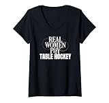 Funny Real Women Play Table Hockey Foosball