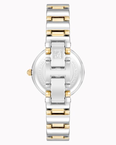 Anne Klein Damenarmbanduhr mit echtem Diamant-Zifferblatt, AK/2434