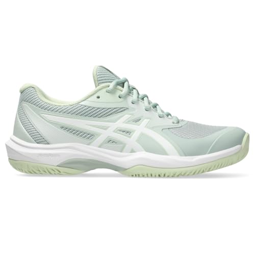 Asics Women's Game FlyteFoam Tennis Shoes, 10, Lichen Rock/White