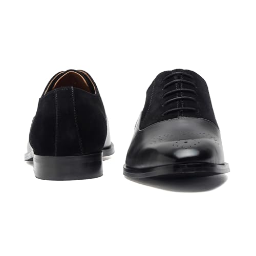 Image of LOUIS STITCH Men's Formal Shoes | Handcrafted European Leather Brogues | Lace-Up Style for Business, Formal (LSEUBGSU)