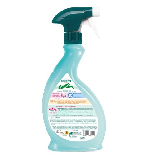 Nettoyant Ménager Désinfectant usages Eucalyptus Sanytol Le Flacon De 500ml - vue 5
