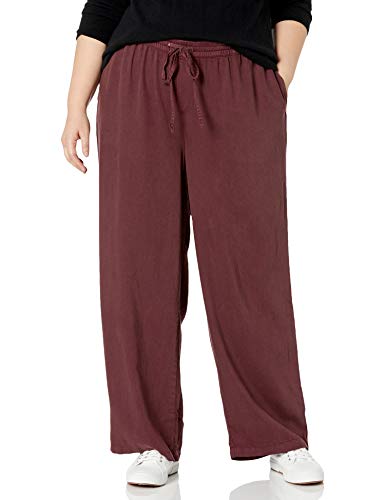 SLINK Jeans Women's Plus Size Pant, Brown, 3