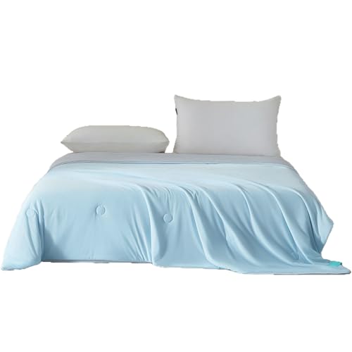 Generico Manta fresca, suave manta con efecto frío inmediato | Cubierta transpirable y cómoda para cama sofá casa hombres mujeres cálido dormir