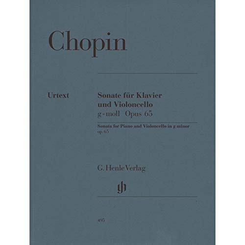 Sonata for Violoncello and Piano G minor Op. 65 (Multilingual Edition) -  Henle Urtext Edition