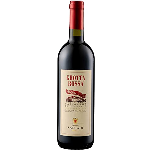 Cantina di Santadi Grotta Rossa DOC Rotwein Wein Trocken Santadi Sardinien...