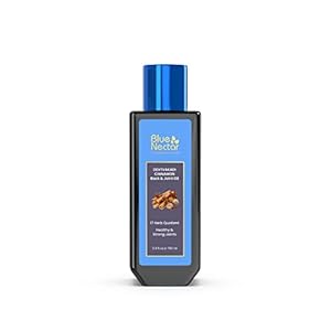 Blue Nectar Pain Relief Massage Oil with Natural Clove, Cinnamon & Mahanarayan Oils | Ayurvedic Oil Products for Ortho Relief from Joint Pain, Back Pain and Knee & Muscle Pain (17 Herbs, 100 ml)