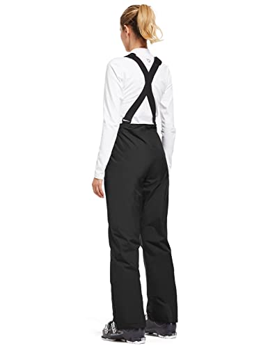 BALEAF Damen Skihose Wasserdicht Wanderhose Softshellhose Winter Warm Gefüttert Outdoorhose Latzhose Trägerhose Snowboardhose Skifahren – Bild 6