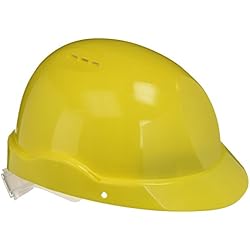 Casco Obrero Ferko AR-5RAM - Casco de obra en polietileno regulable Color AMARILLO