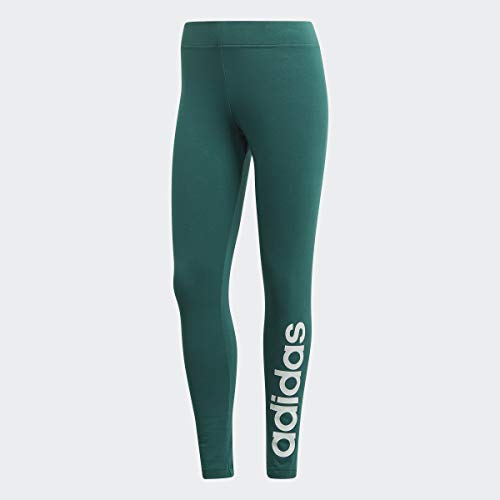 Image of adidas Womenomen E Lin Tight, Green /White, Medium