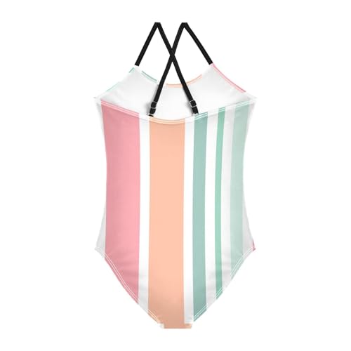 GuoChe Vertical Stripes Girl Swimsuit Toddler Girls Swim Suit Bathing Suits for Girls Beach Swimwear2