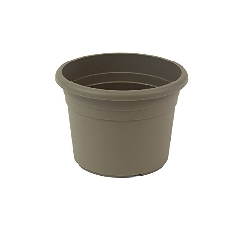 greemotion Pflanzkübel Fiona, UV-Beständiger Blumentopf aus Kunststoff, Pflanzgefäß mit Bodenlöchern, Volumen ca. 26 l, ca. Ø 45 x H 31,5