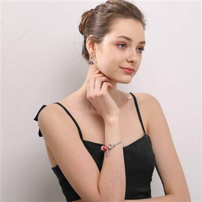 Ohio State Buckeyes Charm and Logo Cuff Bracelet