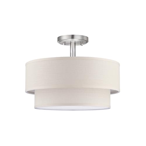 Dolaimy House 2-Tier 12" Adjustable LED 18W 3000K/4000K/5000K Semi Flush