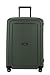 Samsonite S'Cure Renewed - Hartschalenkoffer 69 cm, Mittelgroß, Check-in Koffer mit Dreipunkt-Verschluss, Leicht, 4.20 KG, 79 L, Grün (Dark Green)