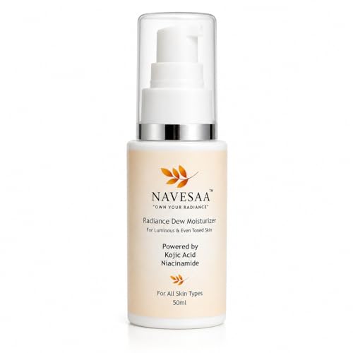 Image of Radiance Dew Moisturizer with Kojic Acid & Niacinamide for Glowing Skin | Brightening And Lightweight Hydrating Face Moisturizer for Men & Women | For All Skin Types | 50 ml