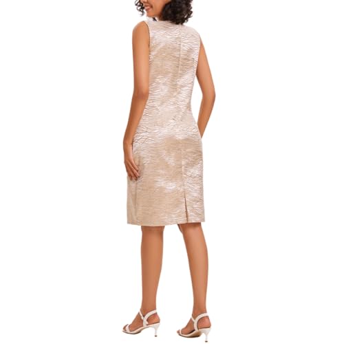 Elegant Embroidered Church Dress and Jacket Set - Image 6