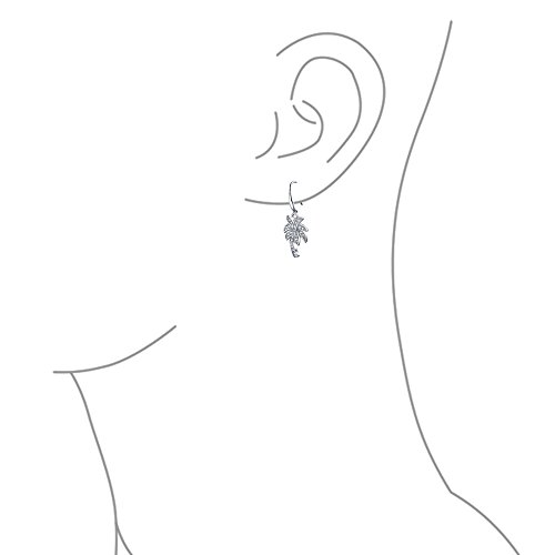 Bling Jewelry Hawaiian Nautical Opal Cubic Zirconia CZ Tropical Beach Vacation Palm Tree Earrings Necklace Pendant Anklet For Women Yellow 14K Gold Plated .925 Sterling Silver3