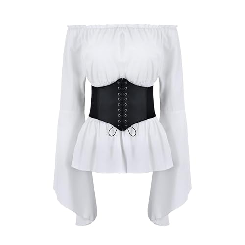 Robe médiévale femme style gothique chic avec corset et haut vintage