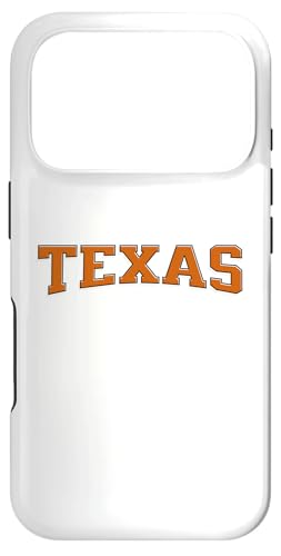 Vintage Texas TX Varsity Print �X�}�z�P�[�X iPhone 17 Pro �p
