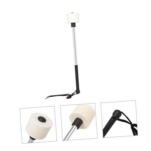 Maza para caja con construcción de fieltro para bandas de marcha y accesorio de percusión para músicos miniatura 4