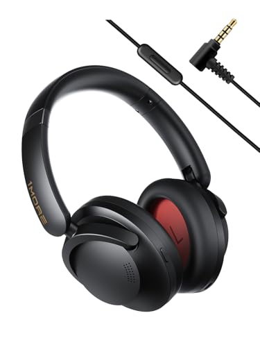 Image of 1MORE SonoFlow Pro HQ51 Active Noise Cancelling Headphones, -45dB QuietMax ANC, 40mm DLC Driver, Hi-Res Wireless /Wired, 65H Long ANC Playtime, LDAC Bluetooth, Comfort Soft Over-Ear Headphones with Mic