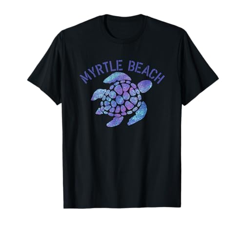 Myrtle Beach, SC Beach Design/Souvenir Illustration T-Shirt