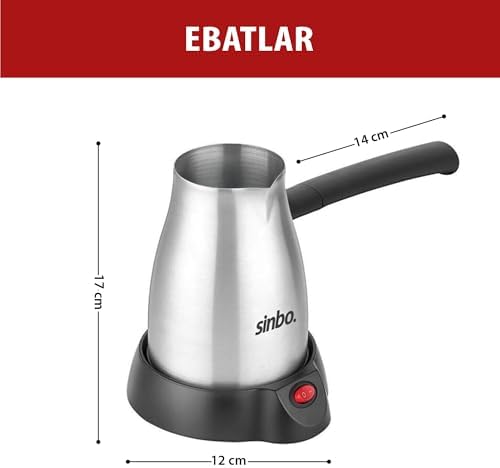 Sinbo SCM-2967 Inox Elektrikli Cezve – Paslanmaz Çelik Türk Kahve Makinesi, Köpüklü ve Hızlı Pişirme Özellikli - Görsel 7