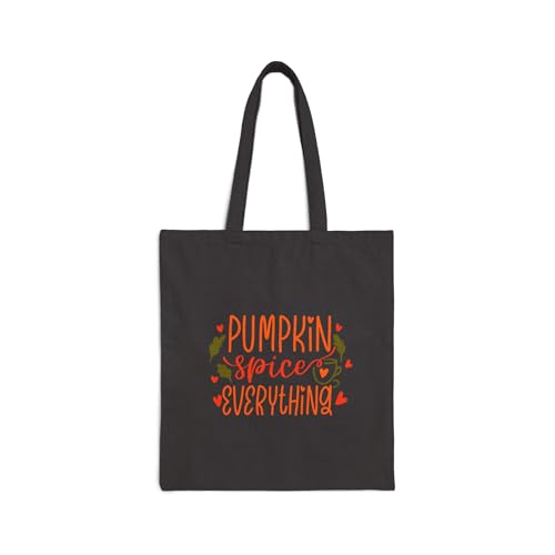 Pumpkin Spice Canvas Tote Bag