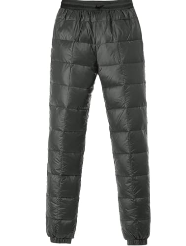 Pantalon chaud homme avec poches zippées rembourré et coupe-vent d'hiver