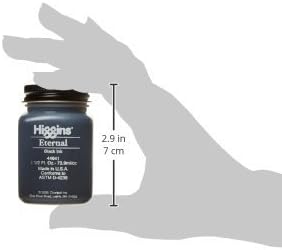 Higgins Black Eternal Ink, 2.5 Oz Bottle (44041)
