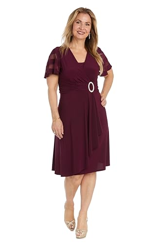 Image of R&M Richards Women's Allegra Cascade Dress