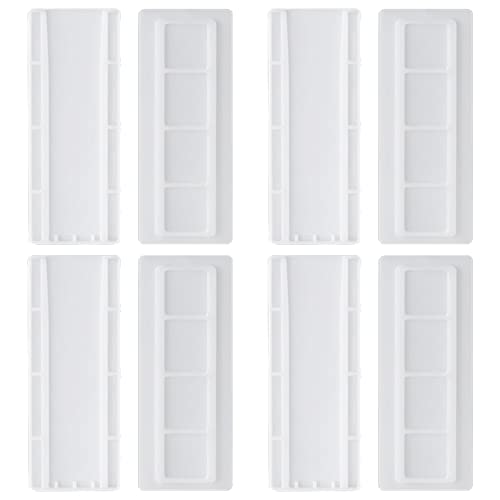 2/4 PCS Support de multiprise auto-adhésif, 14*3 CM Fixation de Multiprise en ABS,Support Mural Fixateur,Fixation Murale pour Organiser Mur Bureau Routeur Power Strip Elécommande (4) Cover