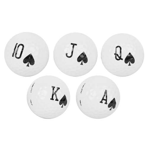 Restokki Golf Double - Layer Poker Game Balls High Elasticity Long Distance Accessory for Golf Enthusiasts