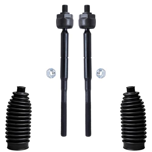 Image of Detroit Axle - 3.5L 10pc Front Struts Kit for 2013-2016 Ford Taurus, 2 Sway Bar Links 4 Tie Rods 2 Struts & Coil Spring 2 Boots Replacement Suspension Ready Struts Shocks Assembly
