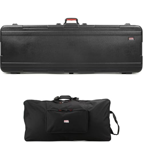 Gator GTSA-KEY88 TSA Series 88-Key Keyboard Case - Hardshell, ATA & TSA Approved, with Wheels & Bonus X-Stand Bag for Travel & Protection
