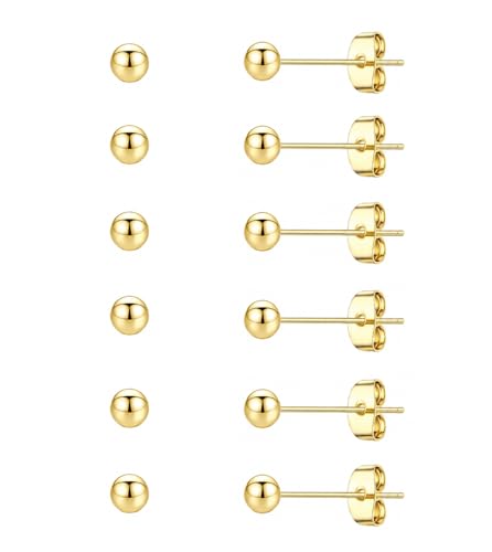 Boucles d'oreilles hypoallergéniques en acier pour oreilles sensibles